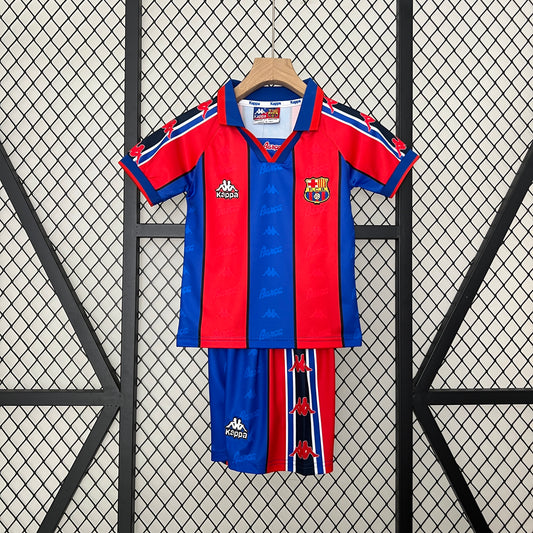 CAMISETA BARCELONA I 95/97CONJUNTO INFANTIL (RETRO)