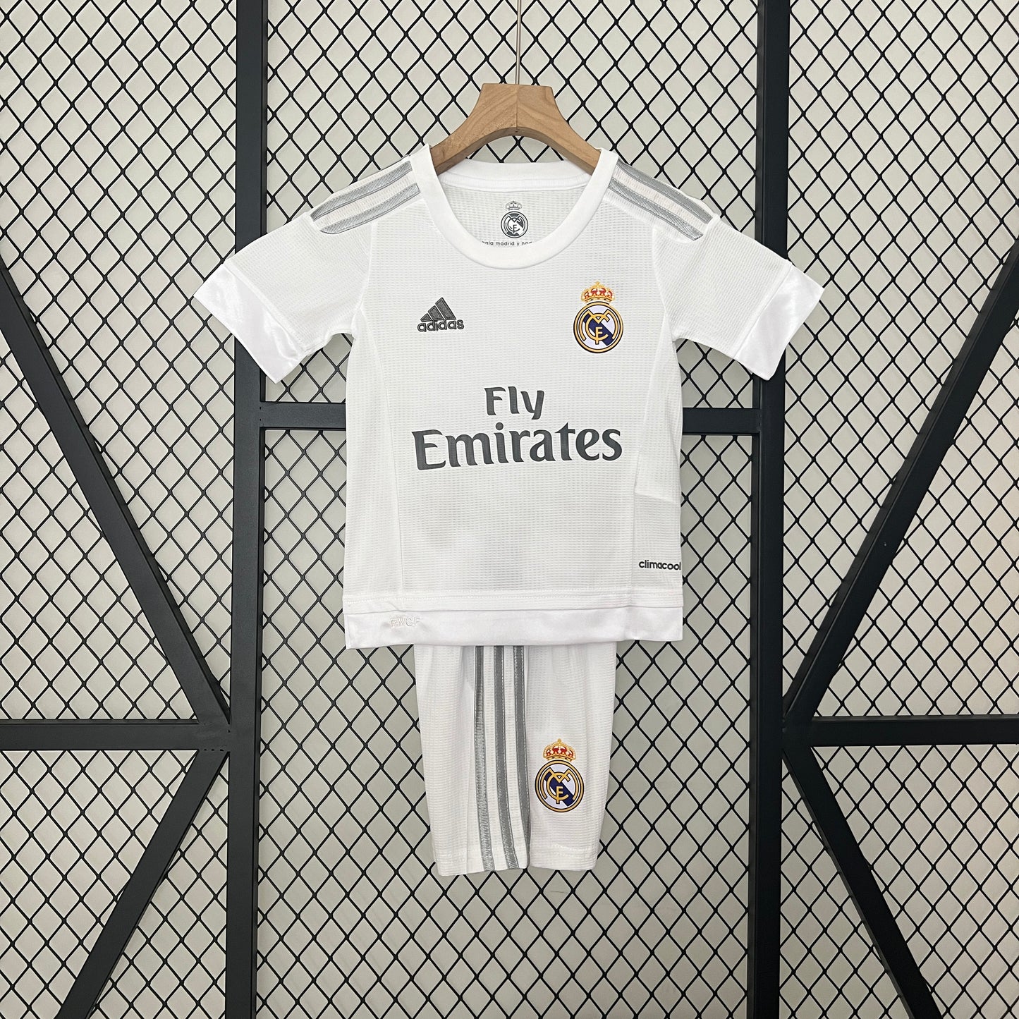 CAMISETA REAL MADRID I 15-16 CONJUNTO INFANTIL (RETRO)