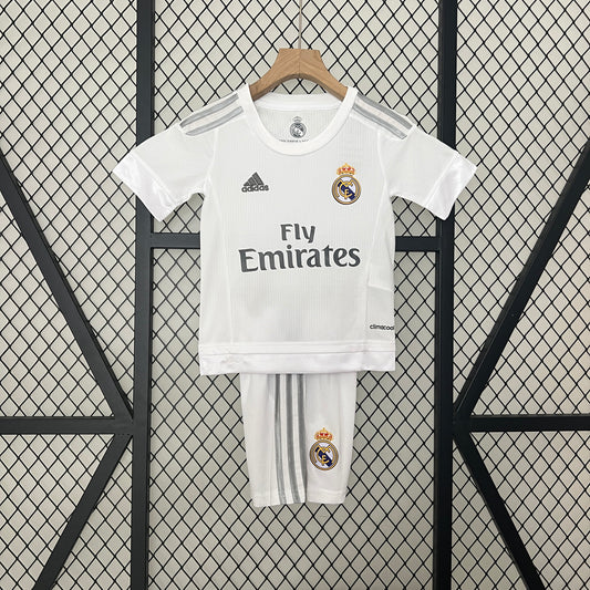 CAMISETA REAL MADRID I 15-16 CONJUNTO INFANTIL (RETRO)