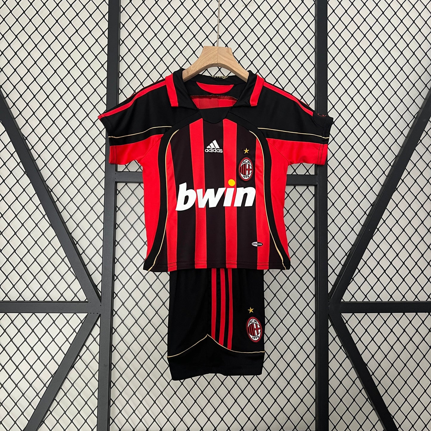 CAMISETA MILAN I 06/07 CONJUNTO INFANTIL (RETRO)