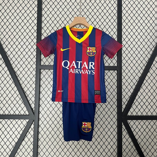 CAMISETA BARCELONA I 13/14 CONJUNTO INFANTIL (RETRO)