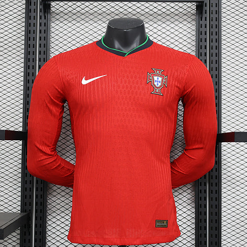 CAMISETA PORTUGAL I EURO 2024  HOMBRE MANGA LARGA (VERSIÓN JUGADOR)