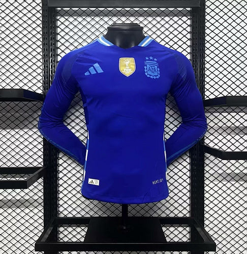 CAMISETA ARGENTINA II MANGA LARGA COPA AMERICA 2024 HOMBRE (VERSIÓN JUGADOR)